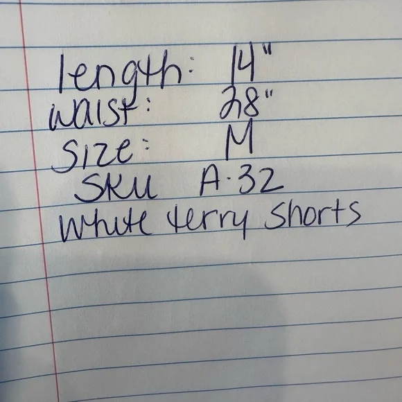 Old Navy Cream Terry Drawstring Lounge Shorts - Picture 6 of 6